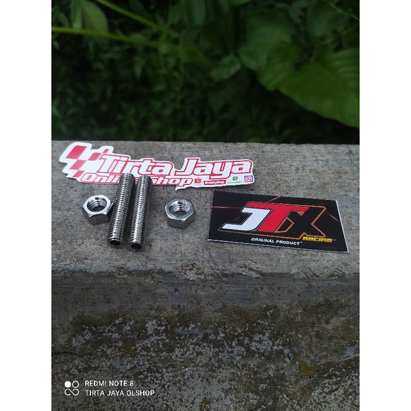 baut L tanam stainless knalpot yamaha rxking force 1 fizr fiz