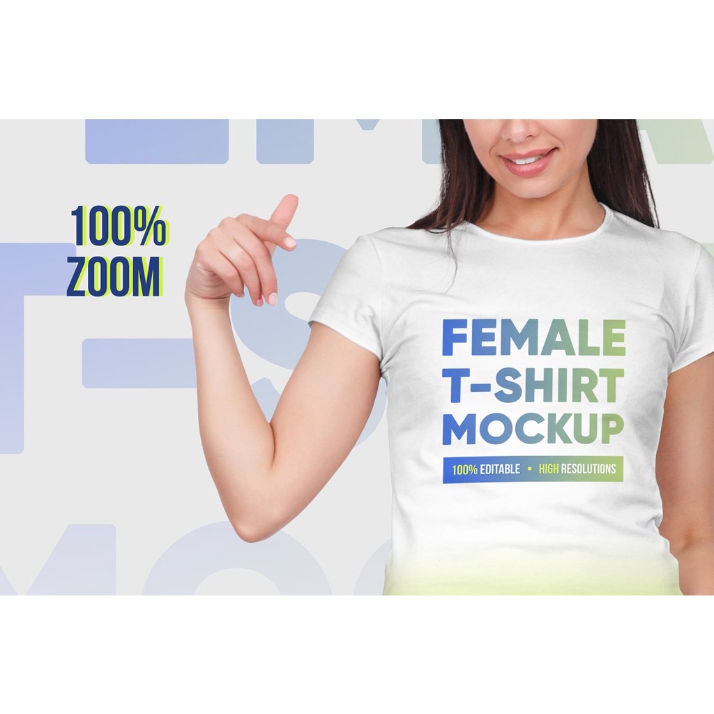 Female T-Shirt Mockups Vol 5 Part 2