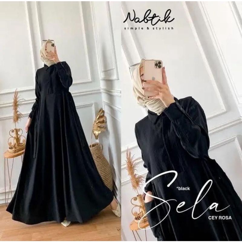 GAMIS SELA CRINGKLE/DRESS SELA CRINGKEL/GAMIS SELA KRINGKEL