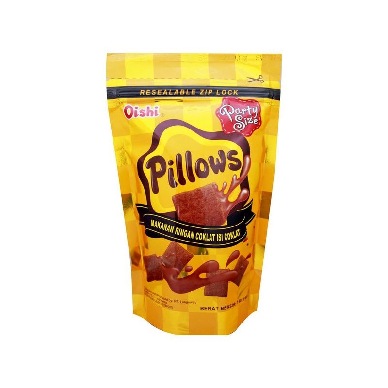 

oishi pillow coklat