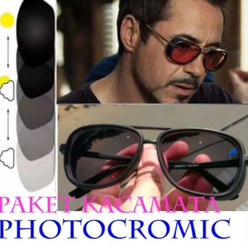 Kacamata Safety APD Photochromic Bluechromic Anti Radiasi Lensa Blueray  Model Kekinian Bonus Box La