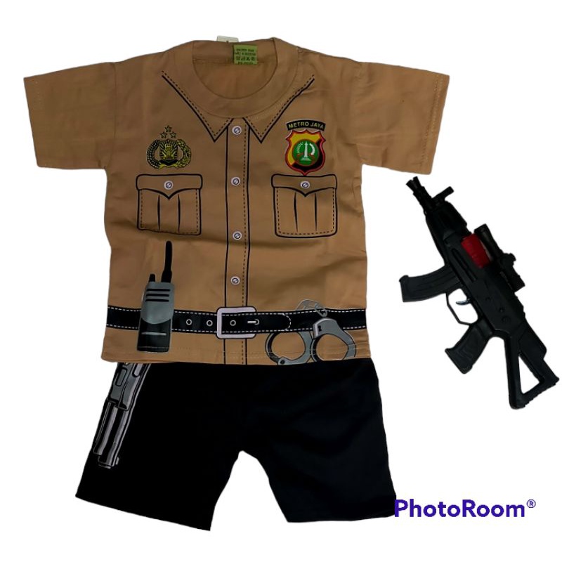 SETELAN ANAK PROFESI POLISI PILOT DAN PEMADAM USIA 1-10THN