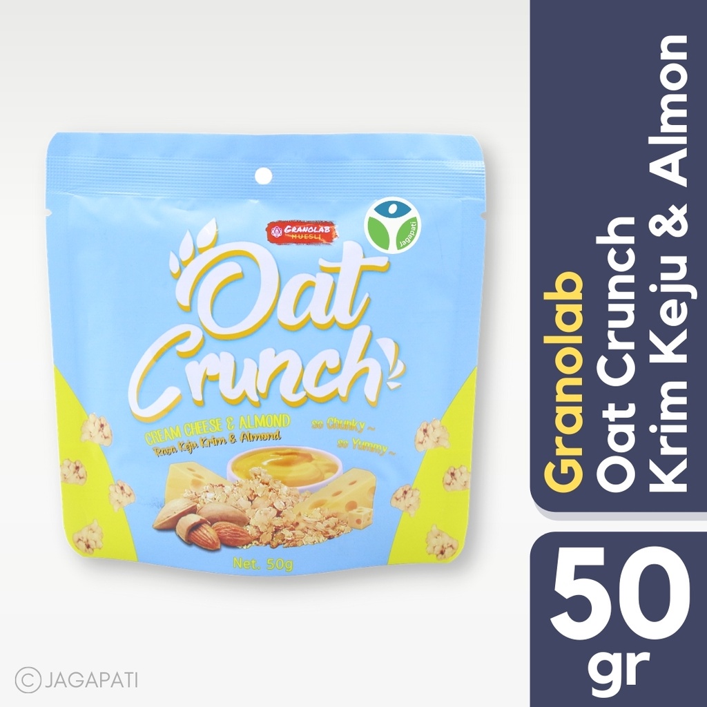 

Granolab Oat Crunch Cheese & Almond 50 gram