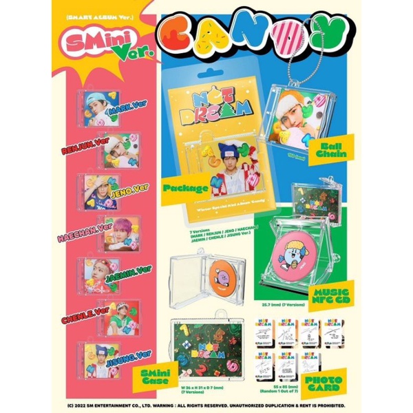 OPEN FAST PO NCT Dream Winter Album : Candy