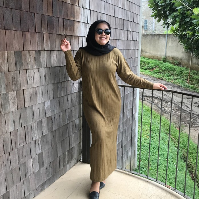 GAMIS RAJUT WANITA ASHLYN JUMBO
