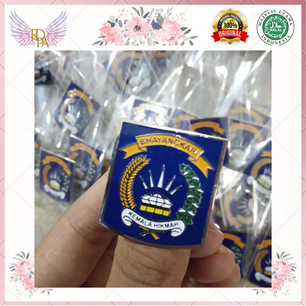 Pin Bhayangkari Model Baru. Lencana Bhayangkari Terbaru. Seragam Bhayangkari