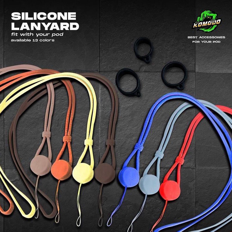 Jual Silicone Lanyard By Komodo Authentic Include Free Pcs Karet Rubber Ukuran O Rings Mm