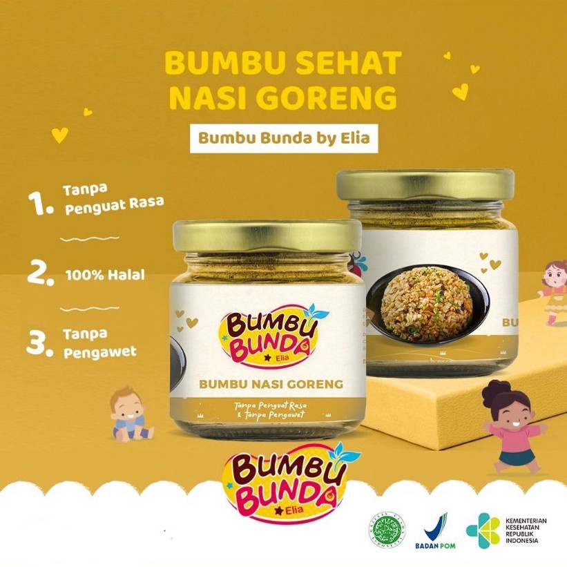 Jual Bumbu Bunda Elia Bumbu Nasi Goreng Non Msg Non Pengawet Shopee Indonesia