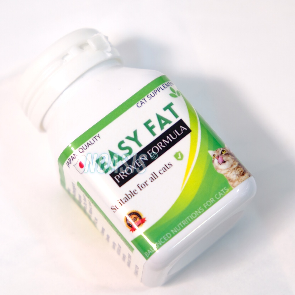 EASY FAT Vitamin Penggemuk Kucing 1 KAPSUL Suplemen Nafsu Makan Kucing