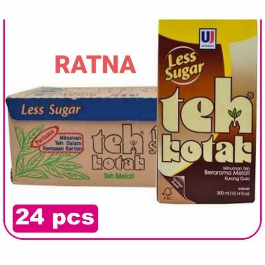 

TEH KOTAK MELATI/JASMINE LESS SUGAR 300ml ULTRA JAYA (1 DUS ISI 24PCS)