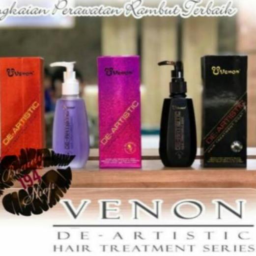 BAYAR DITEMPAT✔️[BPOM] Venon Hair Treatment Coat //Venon merah //Venon hitam //Venon ungu 160 ml|RA6