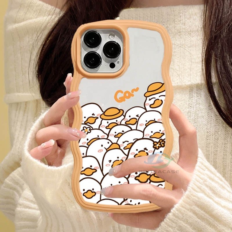 Redmi 10C 10A 9C 9T 9A Note 11S 11 Pro Note10 5G Note 10S Note9 Note8 Poco X3 Pro NFC Kucing Lucu Bebek Tepi Melengkung Casing Handphone TPU Binteacase