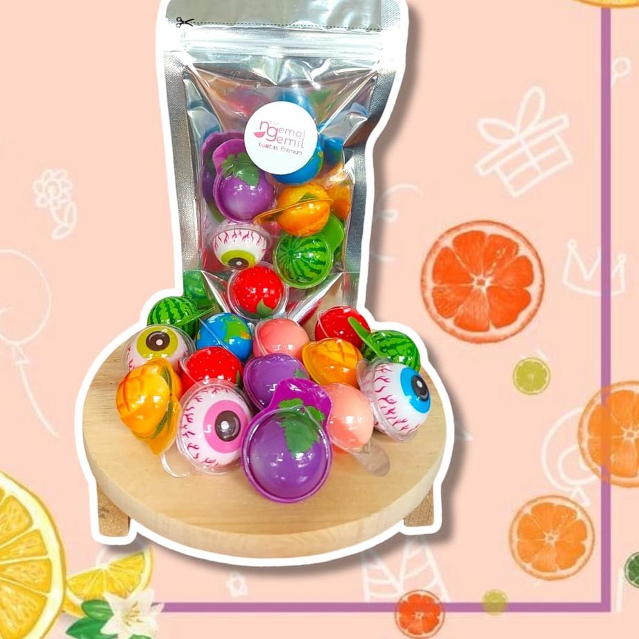 

Terlaku Permen Jelly Viral Permen Lunak Viral Mata Globe Bola Buah Mixed Kualitas Premium - [Original Snack]^^