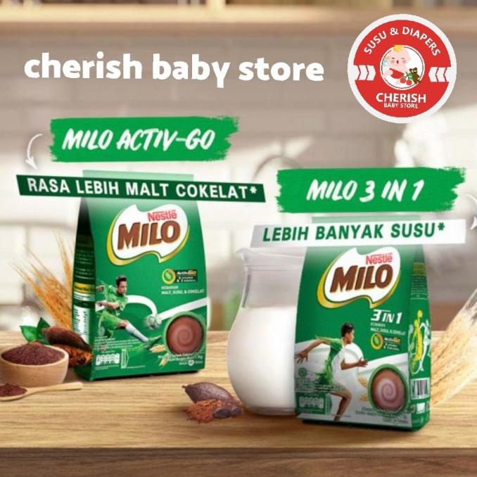 

MILO Active Go 600gr 1kg 1000gr TERLARIS TERPERCAYA ORIGINAL