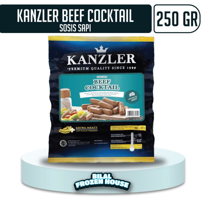 

Sosis Kanzler Beef Cocktail 250gr - Sosis Sapi