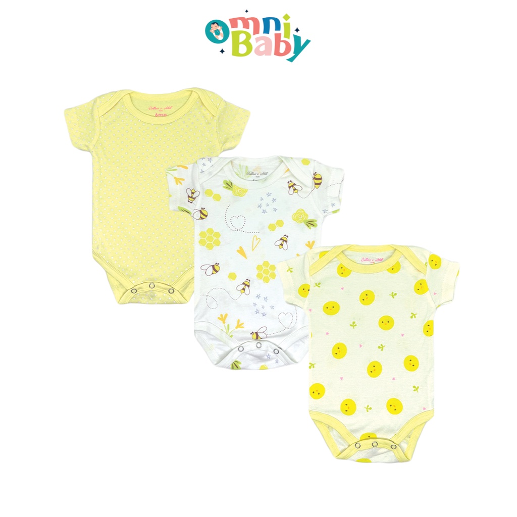 Jumper Pendek Fashion Bayi Perempuan Cotton Mills Set 3 PCS #2