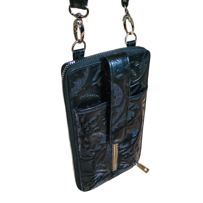 Tas hp selempang cewek kulit asli motif langka dan bagus