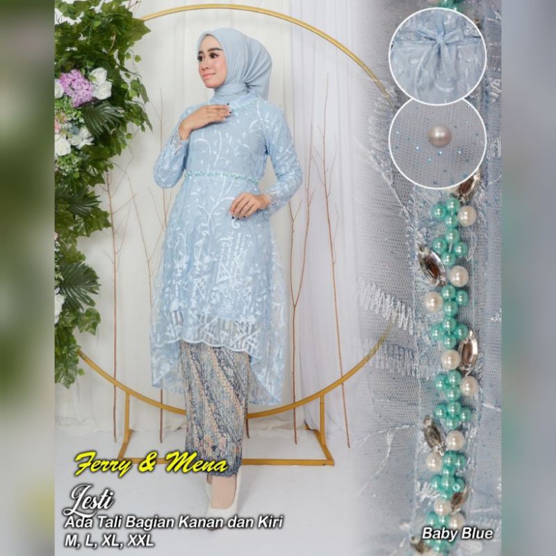 setelan kebaya lesty / kebaya lesty / kebaya terbaru / kebaya / kebaya tunangan / kebaya wisuda / setelan kebaya