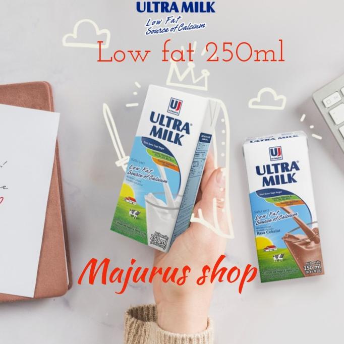 

Susu Ultra Milk low fat 250ml TERLARIS TERPERCAYA ORIGINAL