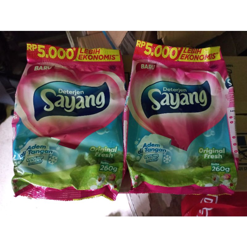 deterjen sayang bubuk 260 gr