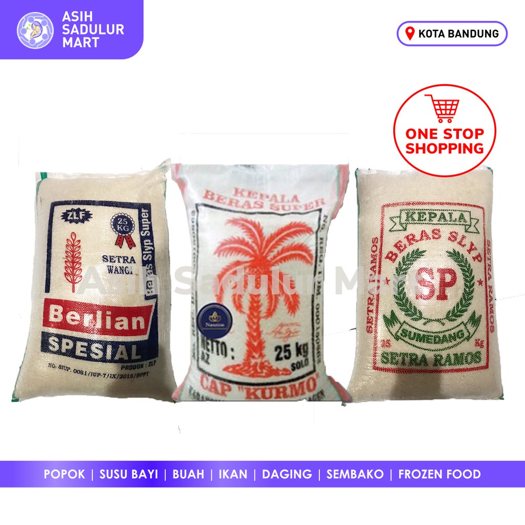 Beras Berlian Kurmo Slyp 1kg Sumedang Setra Wangi Pulen Promo Bandung