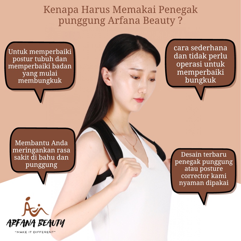 Korset Penegak Penyangga Pelurus Korektor Corrector Punggung Postur Badan Tubuh Tegak Penyangga Terapi Untuk Punggung Back Posture Corrector Harness Anti Bungkuk Bongkok Pria Wanita Original Ori Premium Import Terbaru