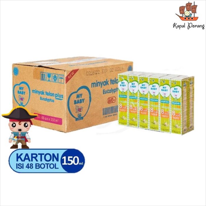 [1 Karton My Baby Minyak Telon Plus 150Ml]