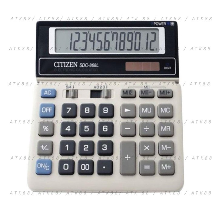 

BERGARANSI Kalkulator Citizen SDC-868L ORIGINAL