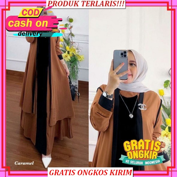 Gamis Nagita Gamis Wanita Dewasa Terbaru 2022 Elegan Gamis Remaja Kekinian Viral Gamis Modern Lebara