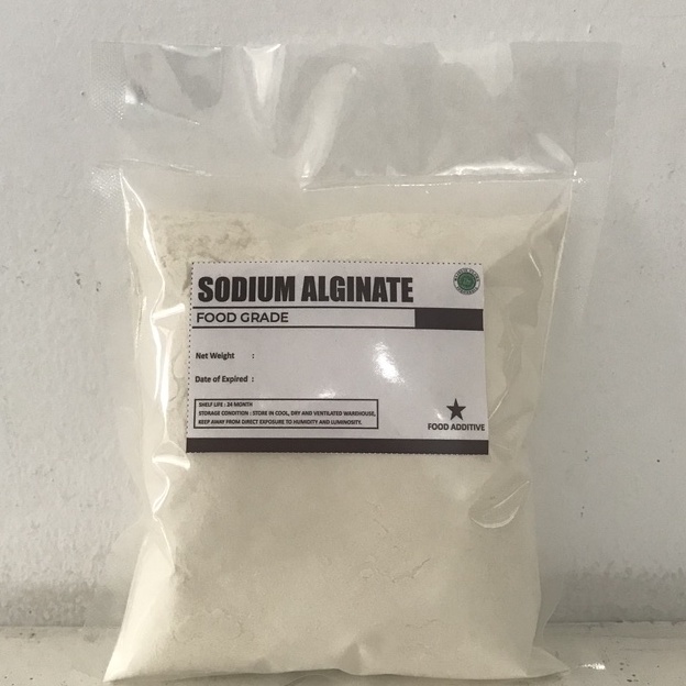 Sodium Alginate Pengenyal Cilok Food Grade | Pengenyal Basreng | Bahan Anti Alot | Pengenyal Mie