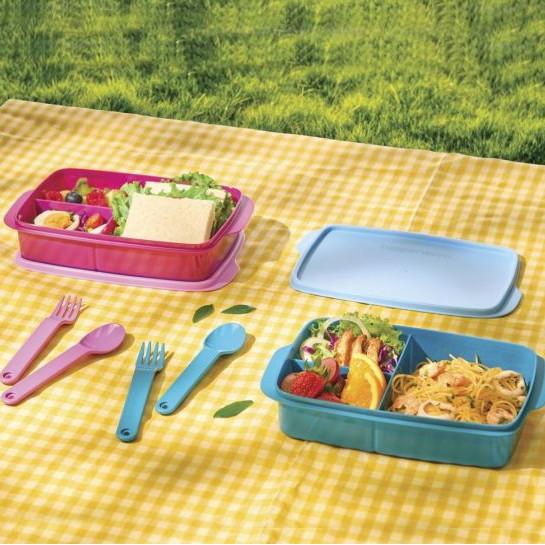 Lunch Box Tupperware Cool Teen Tempat Makan Bekal Bersekat