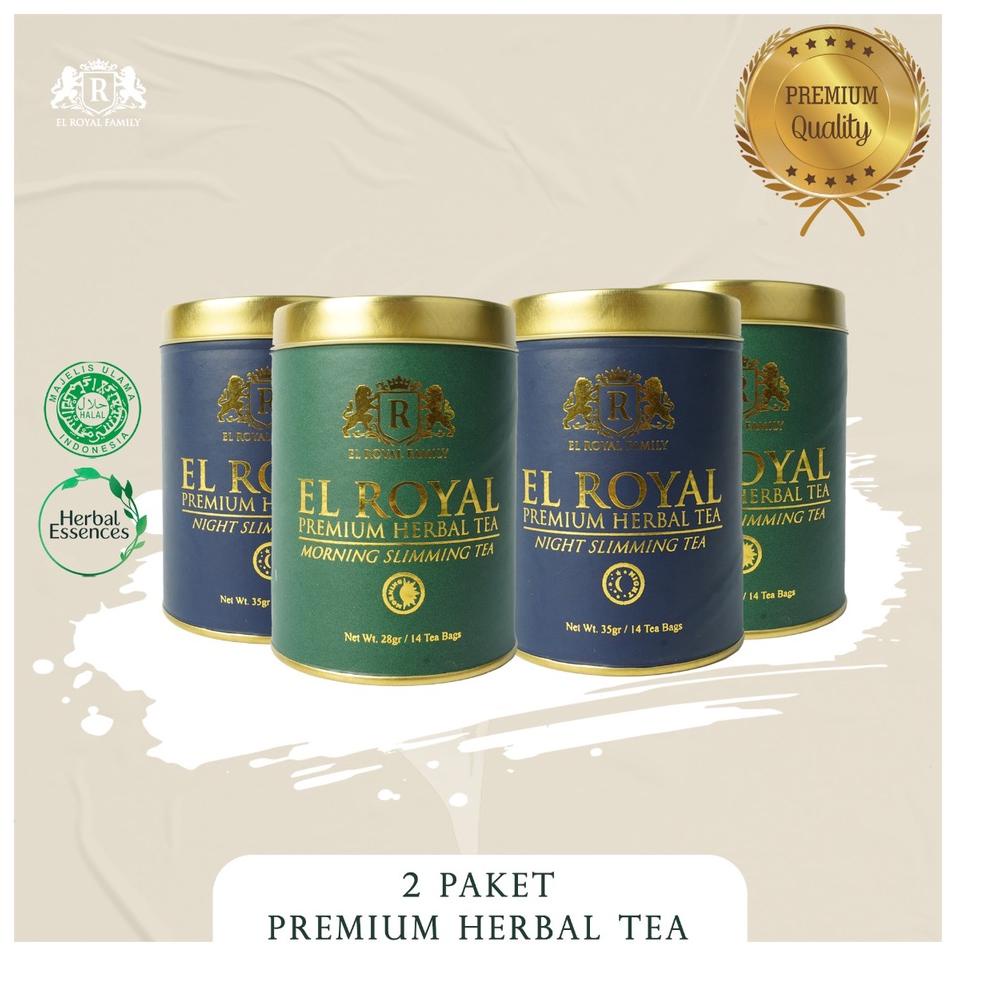 

Nzq55 El Royal Premium Herbal Tea (2 Paket) | 2 Morning Slimming Tea - 2 Night Slimming Tea .,.,