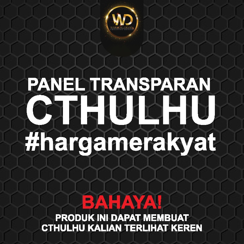 PANEL TRANSPARAN CTHULHU