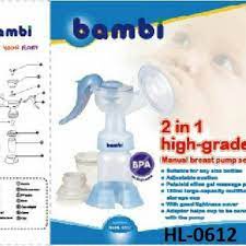 BAMBI HL-0612 Breast pump manual 2in1 pompa asi