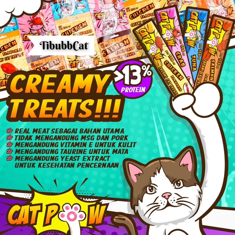 Catpow Creamy Treats Snack Kucing