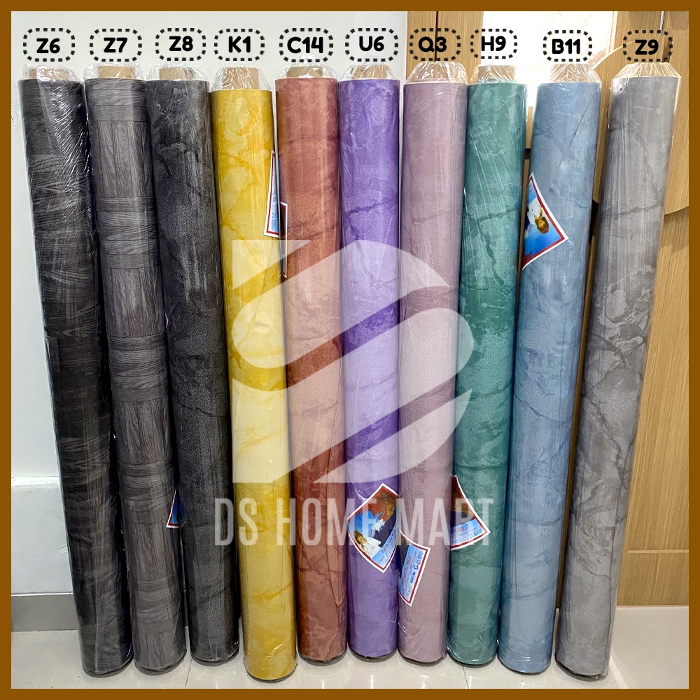 KOLEKSI 6: Karpet Lantai Plastik Vinyl Murah Alas Meja Premium Pengganti Keramik Daimaru - PER METER