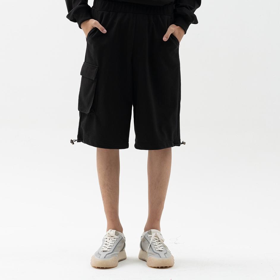 "SYR.10De22ˣ" M231 x Boy William Celana Pendek Casual Hitam C1146C