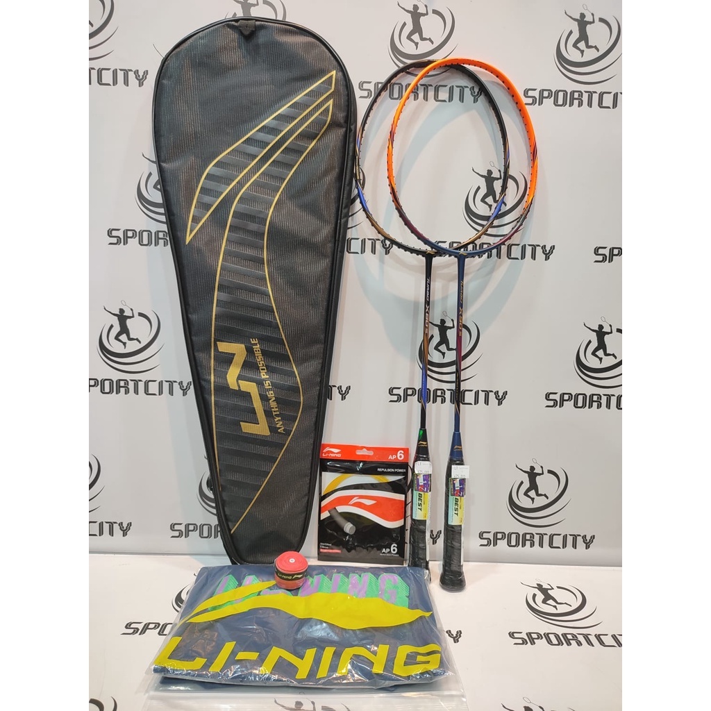 Raket Badminton LINING TURBO 80 X 90 X GEN-III  Original
