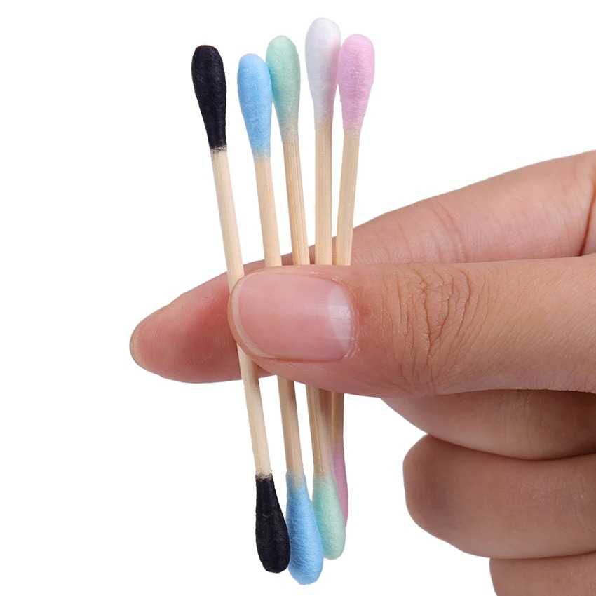 Biode Cotton Buds Bambu Pembersih Telinga Korek Kuping 200PCS - BD277 ( Mughnii )