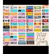 

Stiker custom nama laminasi anti air