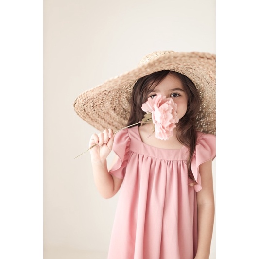 Bell &amp; Bo CHIARA Dress Ruffle Ribbon 1-4y / Dress Anak