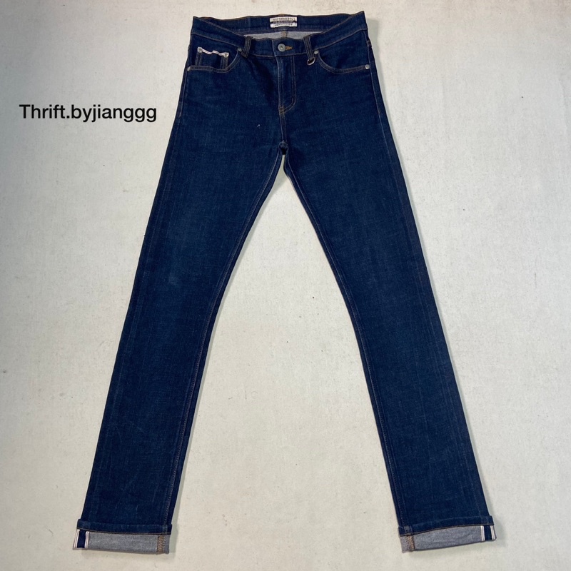 jeans soverment selvedge second size 28