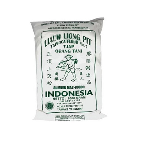 

TEPUNG SAGU TANI CAP LIAUW LIONG PIT 1 KG - TEPUNG TAPIOKA HALAL