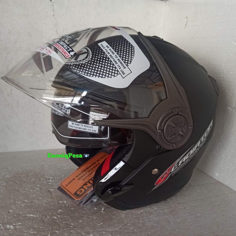 Helm NHK GLADIATOR Solid Black Doff