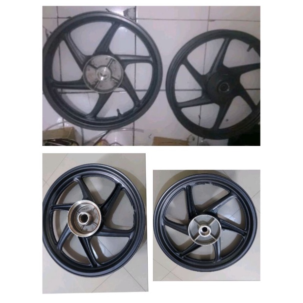 Velg racing Velek honda verza depan belakang New megapro Original(bekas