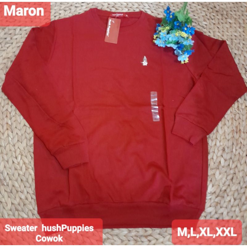 Sweater Hush puppies Cowok ori