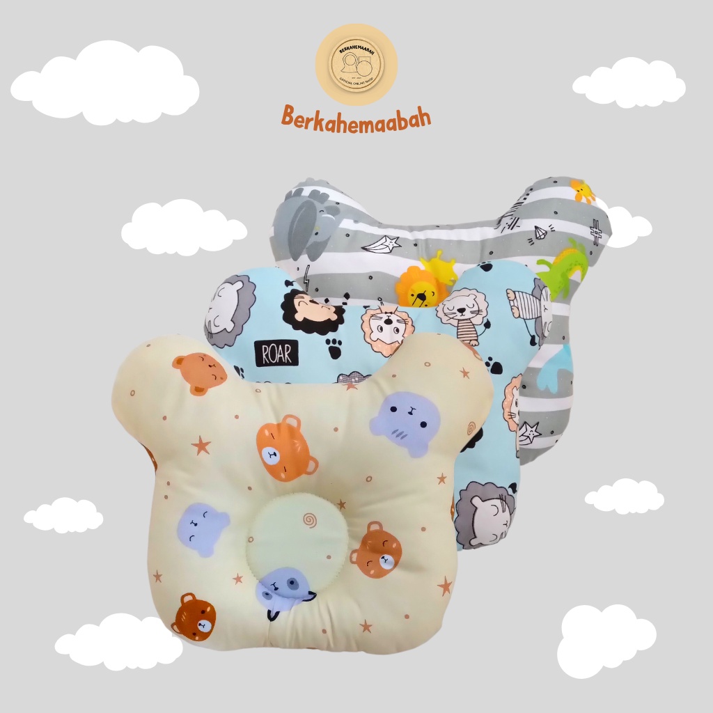 Bantal Bayi Anti Peyang Mickey Series | Bantal Bayi | Flat Head Prevention Pillow | Bantal Mickey Series