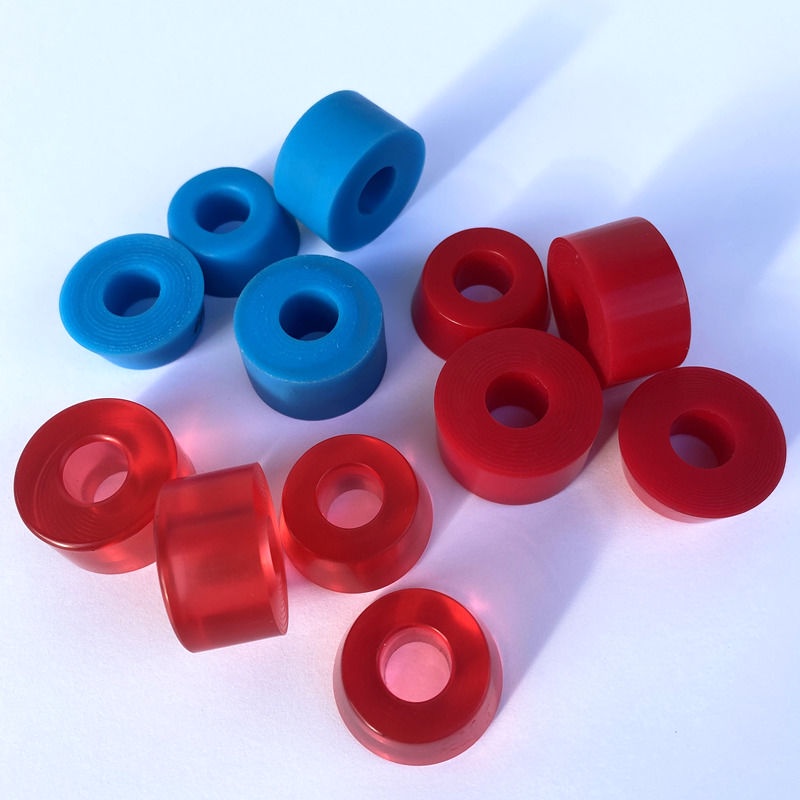 Yow Luchong Dimodifikasi PU Aksesoris Shock Absorber Rempah Darat Papan Surfing Double Rocked Skateboard Bracket Peredam Kejut Elastis Tinggi