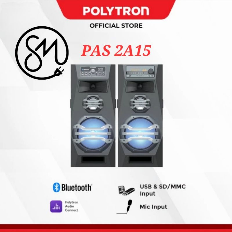 Speaker Aktif Polytron PAS 2A15 12 inch inc Active PAS2A15