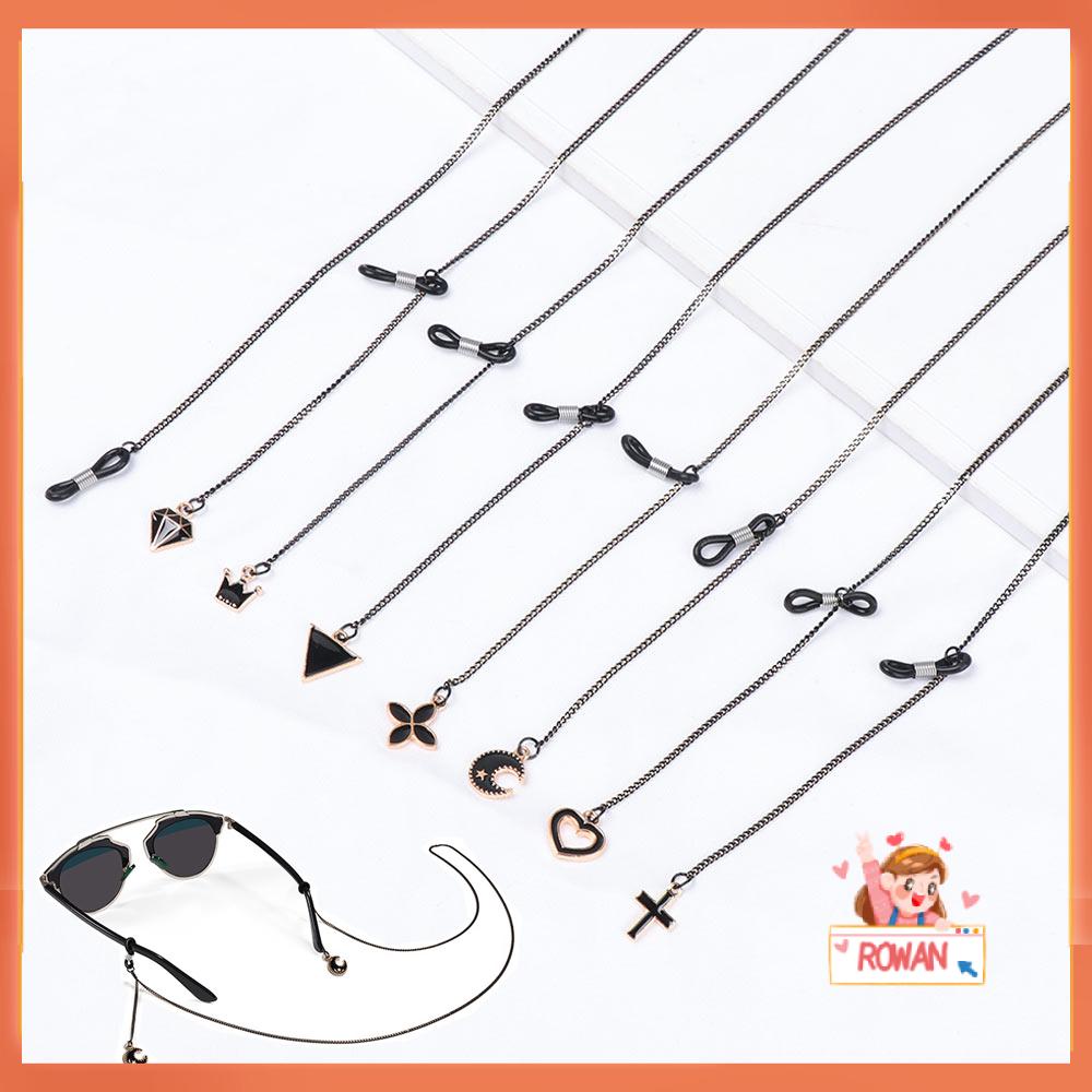 R-flower Glasses Chain Holder Mode Non-slip Kacamata Hitam Lanyard